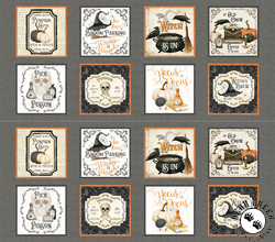 P&B Textiles Hocus Pocus Blocks Multi