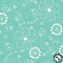 Maywood Studio Kimberbell Basics Doodles Teal