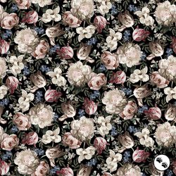 Studio E Fabrics Art of Midnight Floral Midnight Studio E Fabrics Art of Midnight Floral Midnight