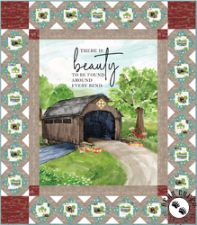 Covered Bridges in Spring I Free Quilt Pattern