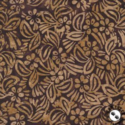 Anthology Fabrics Quilt Essentials 7 Splendor Batiks Hibiscus Mocha