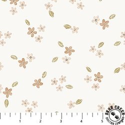 Figo Fabrics Tiny Waddles Floral Cream Figo Fabrics Tiny Waddles Floral Cream