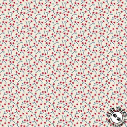 Andover Fabrics Tradition Calico Stars White