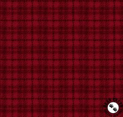 Maywood Studio Woolies Flannel Plaid Red