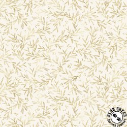 P&B Textiles Joyful Pine Branch Vines Cream