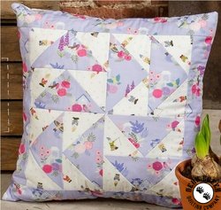 Grandma's Garden Free Cushion Pattern by Lewis and Irene Fabrics Grandma's Garden Free Cushion Pattern by Lewis and Irene Fabrics