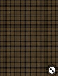 Wilmington Prints Timberland Trails Plaid Texture Brown Wilmington Prints Timberland Trails Plaid Texture Brown