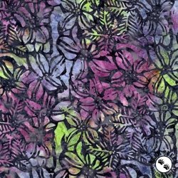 Timeless Treasures Tonga Batik Mayfair Floral Blossom Majesty