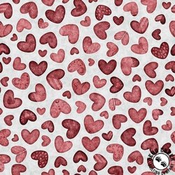 QT Fabrics Hearts and Hugs Hearts Grey QT Fabrics Hearts and Hugs Hearts Grey