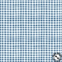 Riley Blake Designs Firework Fields Gingham Blue Riley Blake Designs Firework Fields Gingham Blue