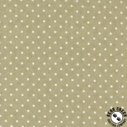 Moda Vintage Linens Meadow Greens Perfect Dot Sage Moda Vintage Linens Meadow Greens Perfect Dot Sage