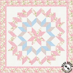 Eaton Place Floral Kaleidoscope (Pink) Free Quilt Pattern
