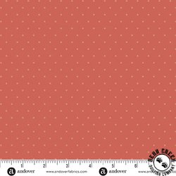 Andover Fabrics Dahlia Manzanita Blood Orange