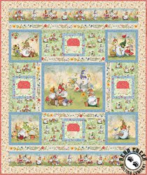 Gnome and Garden Free Quilt Pattern Gnome and Garden Free Quilt Pattern