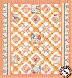 Sing Your Song (Orange) Free Quilt Pattern