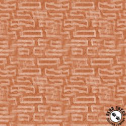 P&B Textiles Still Life Geo Rectangles Orange