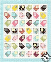 Lori's Art Garden - Mail Day Blue Free Quilt Pattern Lori's Art Garden - Mail Day Blue Free Quilt Pattern