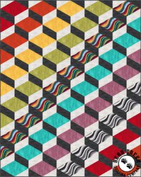 Terrain Wave Stepping Up The Volume Free Quilt Pattern