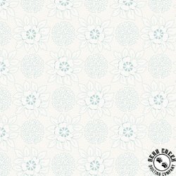 P&B Textiles Koi Pond Set Flower Geo Ecru/Blue P&B Textiles Koi Pond Set Flower Geo Ecru/Blue