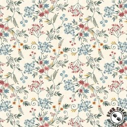 Henry Glass Norwegian Forest Tender Vines Cream