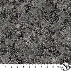 Northcott Spellbound Spider Web Black/Multi