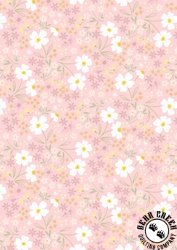 Lewis and Irene Fabrics Joys of Spring Songs of Spring Light Pink Lewis and Irene Fabrics Joys of Spring Songs of Spring Light Pink