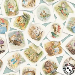 Riley Blake Designs Peter Rabbit and Friends Main Blue Riley Blake Designs Peter Rabbit and Friends Main Blue