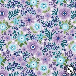 Benartex Seaside Garden 108 Inch Wide Backing Fabric Lavender Benartex Seaside Garden 108 Inch Wide Backing Fabric Lavender