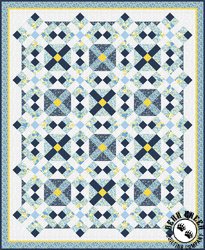Fleurette Blue Free Quilt Pattern