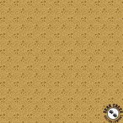 Marcus Fabrics Sturbridge Village Charm Mini Flowers Gold