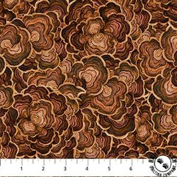 Northcott Wild Harvest Turkey Tail Rust Northcott Wild Harvest Turkey Tail Rust
