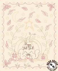 Moda Pumpkin Spice Gatherings Panel