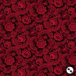 Henry Glass Scrap Basket Favorites Fancy Foulard Cranberry Henry Glass Scrap Basket Favorites Fancy Foulard Cranberry