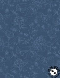 Wilmington Prints Among The Irises Sketches Blue