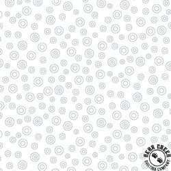 Henry Glass Quilters Flour VI Dots in Dots White on White Henry Glass Quilters Flour VI Dots in Dots White on White