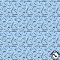 QT Fabrics Yippie Ki Yay! Barbed Wire Light Blue QT Fabrics Yippie Ki Yay! Barbed Wire Light Blue
