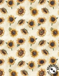 Wilmington Prints Sunkissed Toss Cream Wilmington Prints Sunkissed Toss Cream