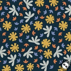 Andover Fabrics Conway Cottage Meadow Navy Andover Fabrics Conway Cottage Meadow Navy