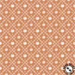 Windham Fabrics Petal and Purr Garden Lattice Rust Windham Fabrics Petal and Purr Garden Lattice Rust