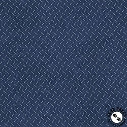 Maywood Studio Patchwork Blue Dashed Texture Navy
