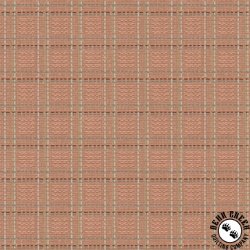 Henry Glass Simply Charming Stitched Plaid Pink Henry Glass Simply Charming Stitched Plaid Pink
