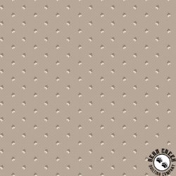 Windham Fabrics Circa Onyx Pin Dot Ditsy Mushroom