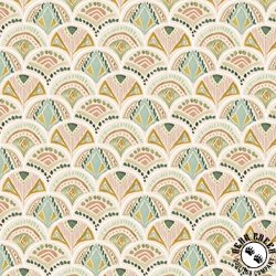 P&B Textiles Floral Chic Decorative Scallops Ecru P&B Textiles Floral Chic Decorative Scallops Ecru