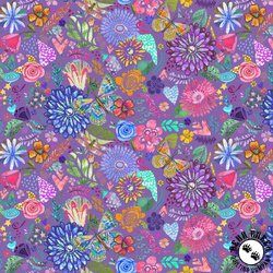 Windham Fabrics Shine On Collage Purple Windham Fabrics Shine On Collage Purple