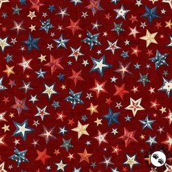 QT Fabrics American Tapestry Stars Brick QT Fabrics American Tapestry Stars Brick
