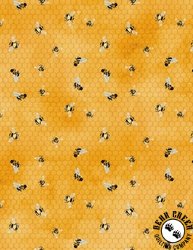 Wilmington Prints Sunkissed Bees Yellow Wilmington Prints Sunkissed Bees Yellow