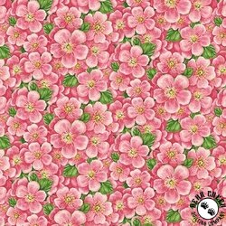 Henry Glass Enchanted Forest Packed Pink Flowers Pink Henry Glass Enchanted Forest Packed Pink Flowers Pink