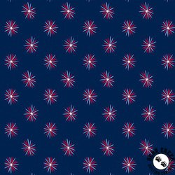 Andover Fabrics Tradition Star Burst Blue Andover Fabrics Tradition Star Burst Blue