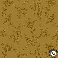 Andover Fabrics Dahlia Spruce Smokey Quartz