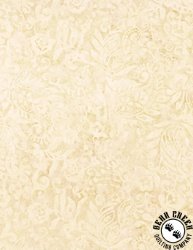 Wilmington Prints Forest Trails Batiks Paisley and Flowers Light Tan